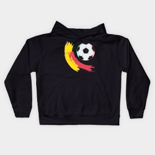 Glitch Football Ball and Strokes Kids Hoodie